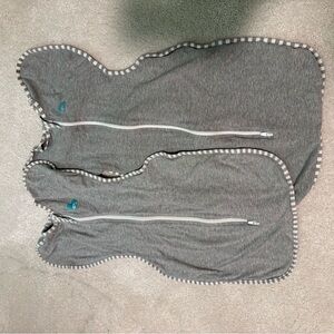 Love to Dream Gray Swaddles with Zipper